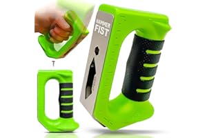 Hammer Fist Adaptive Multi Tool, Ergonomic & Lightweight Hammer with 3 Strike Angles, Built-in Hex Drive, Nail Puller, Bottle Opener & Ruler, Ideal for Tight Spaces, DIY Projects & Father’s Day Gifts