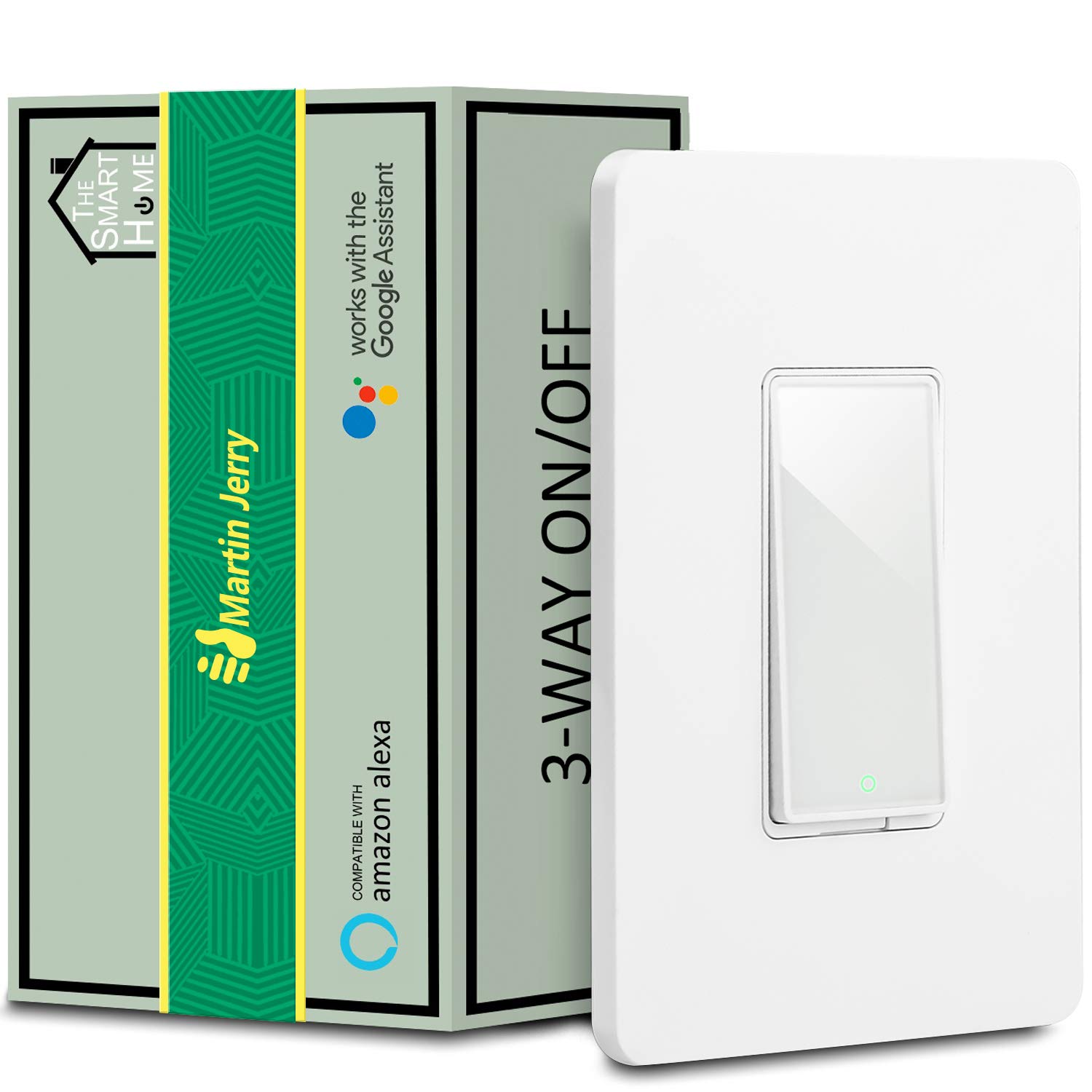 Photo 1 of TASMOTA 3 Way Smart Switch by Martin Jerry | ESP8266 2.4G WiFi, Smart Light Switch for Home Assistant | Smart Home Devices