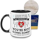 MEDROC School Nurse Mug 11oz with Ceramic Coaster, You're Not Going Home Go Back To Class, Appreciation Gift For Women Men, School Nurse Coffee Cup for Work