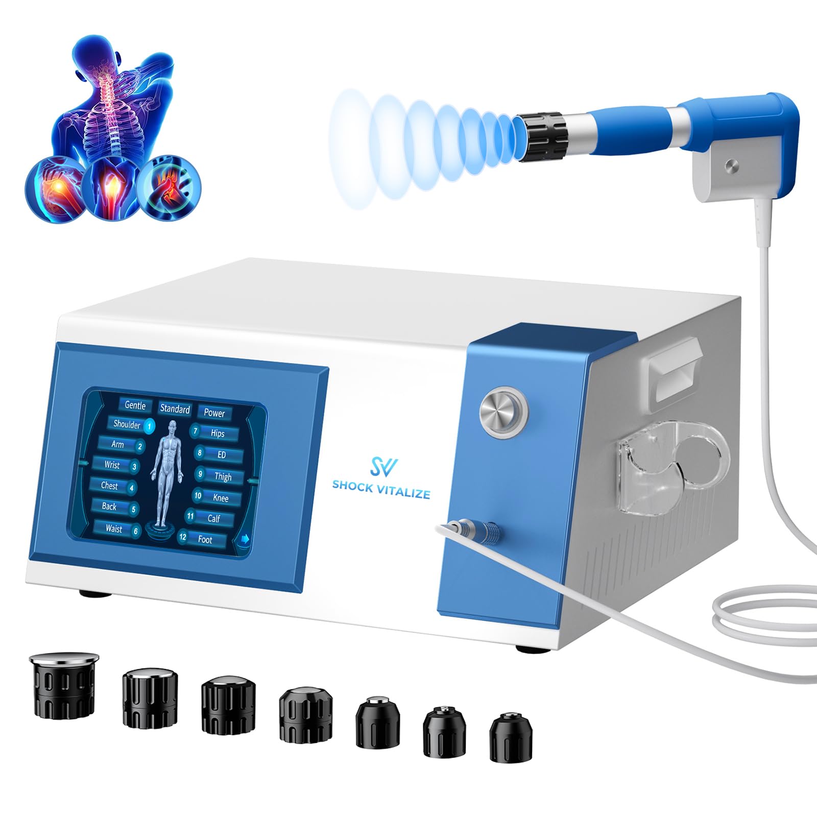 Shockwave Therapy Machine, Extracorporeal Shock Wave Therapy Device for ...