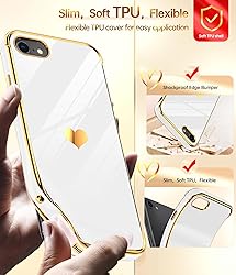 LeYi for iPhone-7 iPhone-8 Case: with Tempered