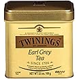 Twinings Earl Grey Loose Black Tea Tins, 3.53 Ounce Tins (Pack of 6), Flavoured with Citrus and Bergamot, Caffeinated, Enjoy Hot or Iced