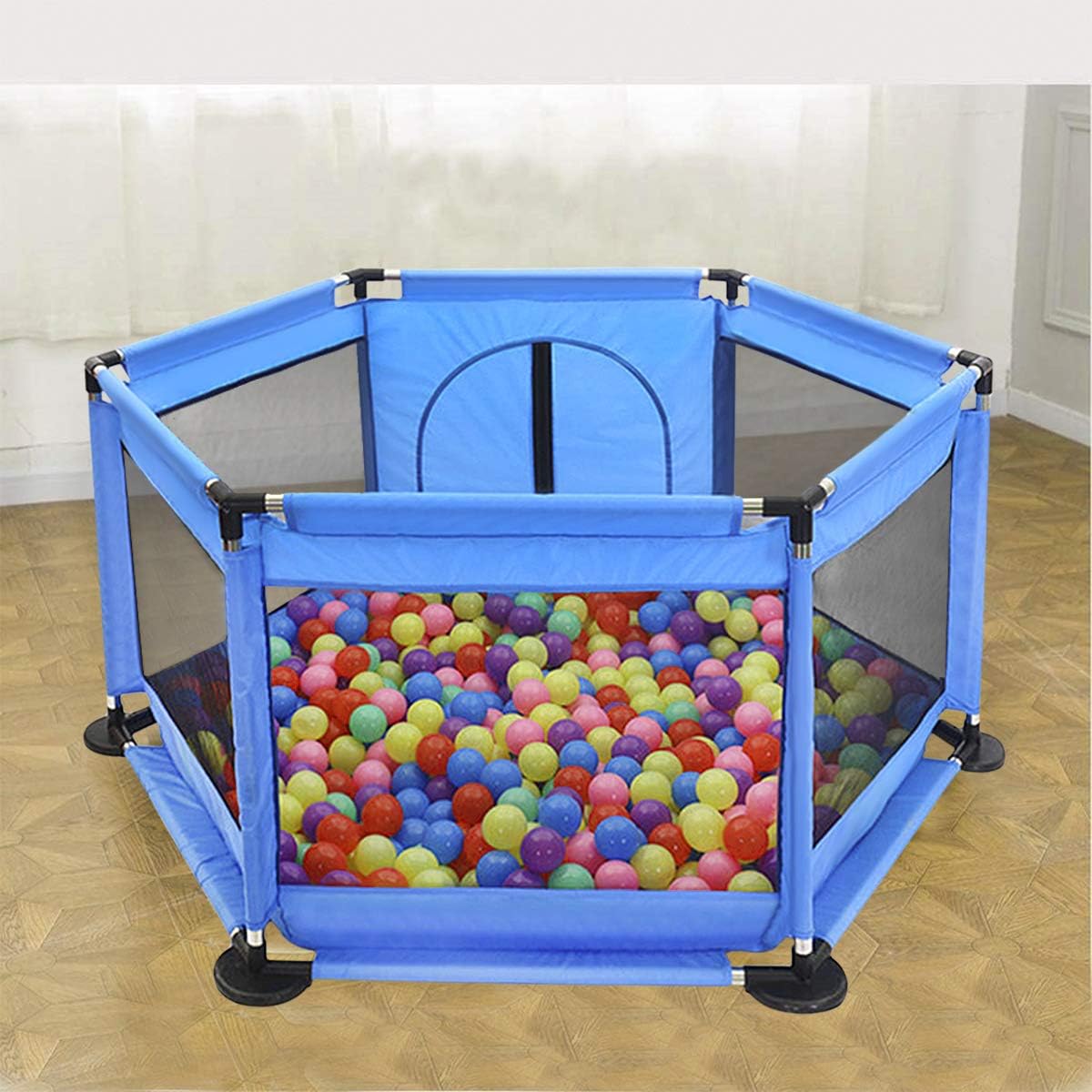 Cloture De Parc Pour Bebe Barriere De Securite Avec Tapis De Jeu Enfants Cloture De Protection Pour Centre De Jeu Cloture Grand Parc En Maille Respirante Pliable Pour Tout Petits Garcons Et Filles