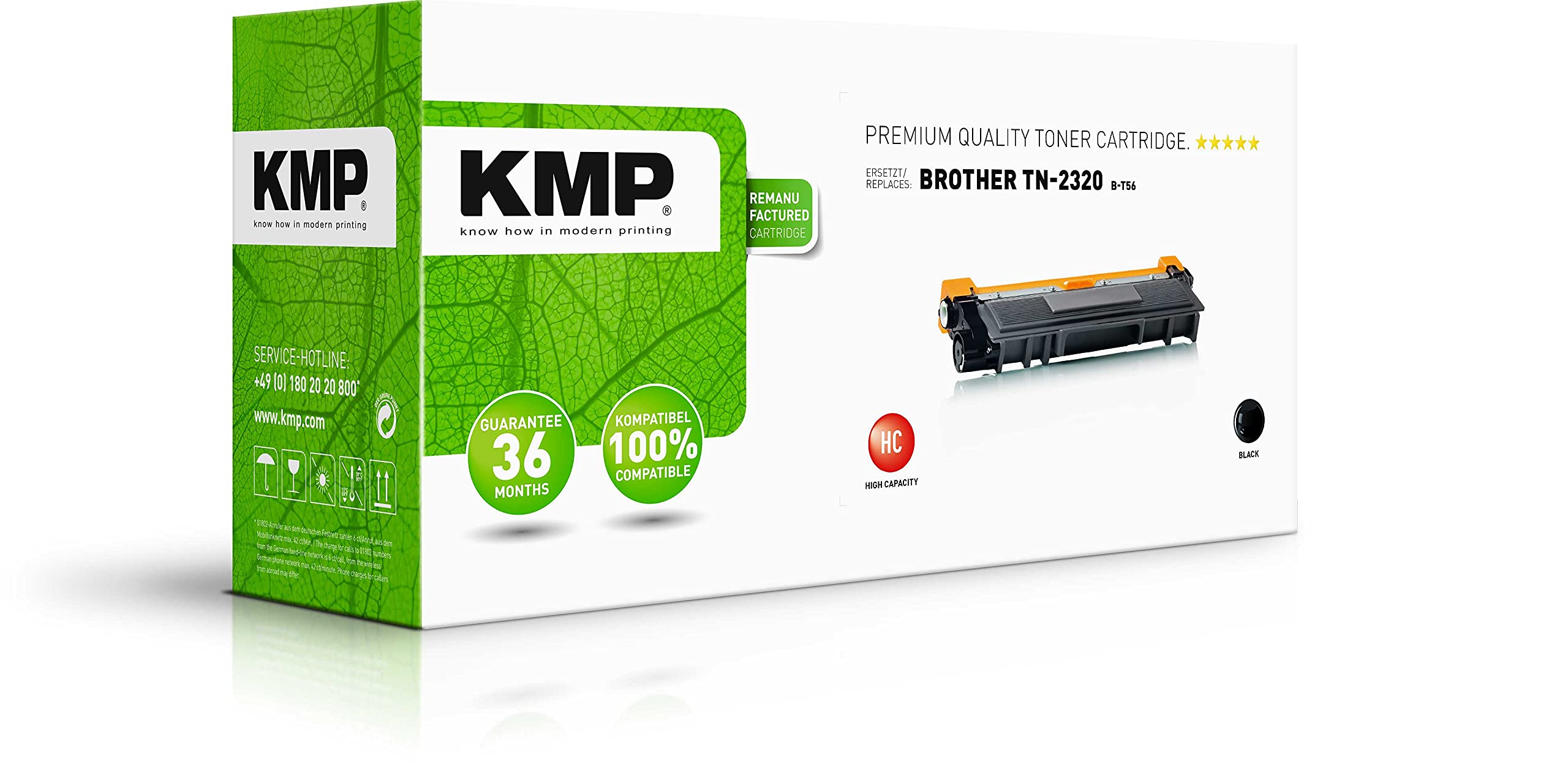 KMP B-T56 Toner schwarz kompatibel mit Brother TN-2320