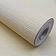 auxua Premium Wall Paper Peel and Stick Modern 17.7" X 394"- Extra Thick, Durable & Luxurious - Textured Grasscloth Peel and Stick Wallpaper for Bathroom, Bedroom, Furniture