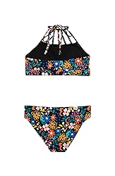 Hobie Girls' High Neck Halter Top and Side Tie
