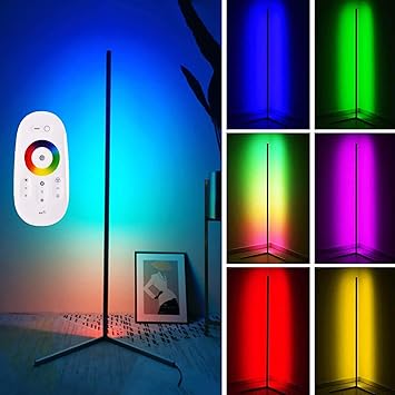 RGB Corner Floor Lamp Nordic Modern 