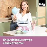 Gadgy Cotton Candy Machine – Pink Home Candy Floss Maker for Parties view 2