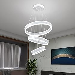 O'NEELDY Modern LED Chandeliers Adjustable Hanging