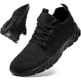 LANGFEUU Running Shoes for Mens Womens Lightweight Tennis Shoes Breathable Comfortable Workout Walking Unisex Sneakers Non Slip Outdoor Gym Shoes