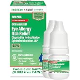 HealthCareAisle Eye Allergy Itch Relief, 0.7%, 2.5mL, Twin Pack | Olopatadine Hydrochloride Ophthalmic Solution USP, Eye Allergy Drops