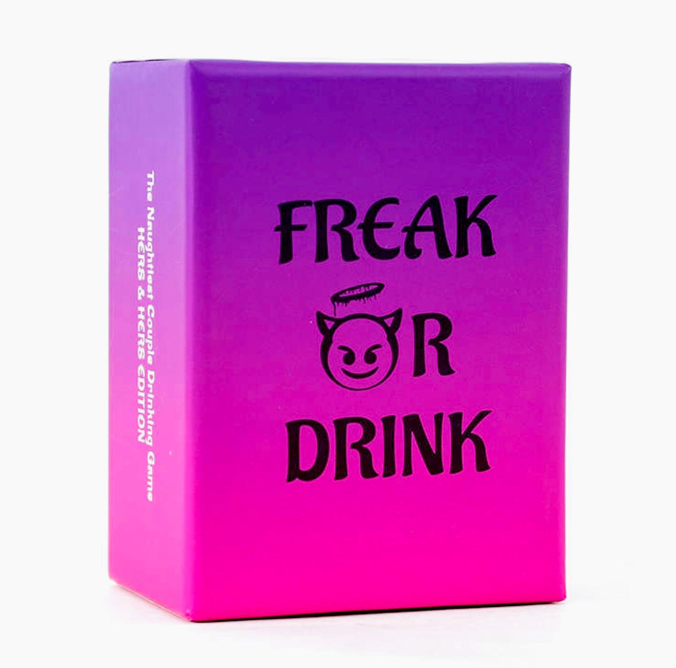 Freak Or Drink HERS & HERS Edition - The Freakiest Couple Drinking Game Perfect For Date Nights, Birthdays & Anniversaries | Valentines Gifts For Her | Couples Gifts