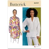Butterick Misses&rsquo; Loose-Fitting Top and Tunic Sewing Pattern Kit, Design Code B6929, Sizes 18-20-22-24-26