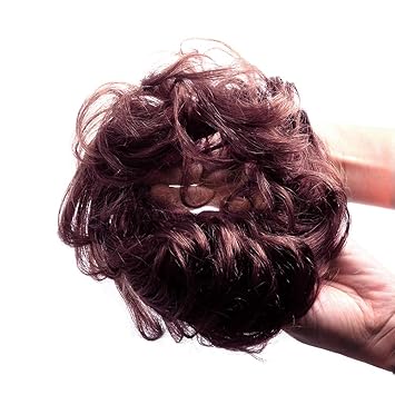 Amazon Com Bella Hair 100 Human Hair Scrunchies Messy Bun Hair