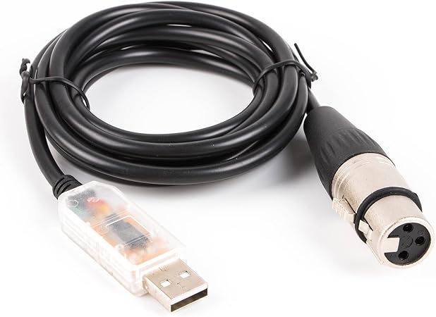 Amazon Com Usangreen Dmx Control Cable Usb Rs485 Cable Xlr Dmx512 Cable Stage Lighting Equipment Coniy Cable For Sgm Dmx Control Freestyler Downloadtroller Cable 500cm Musical Instruments