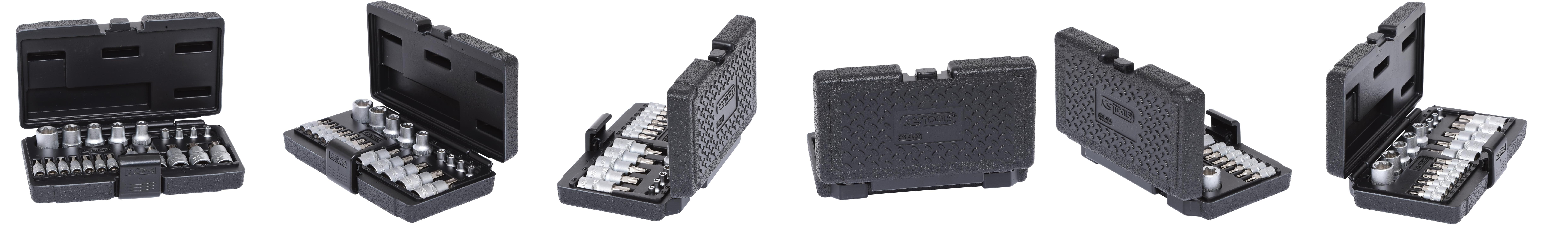 Ks Tools 911 4307 1 4 1 2 Tx Socket Set 21 Pcs Amazon Co Uk Diy Tools