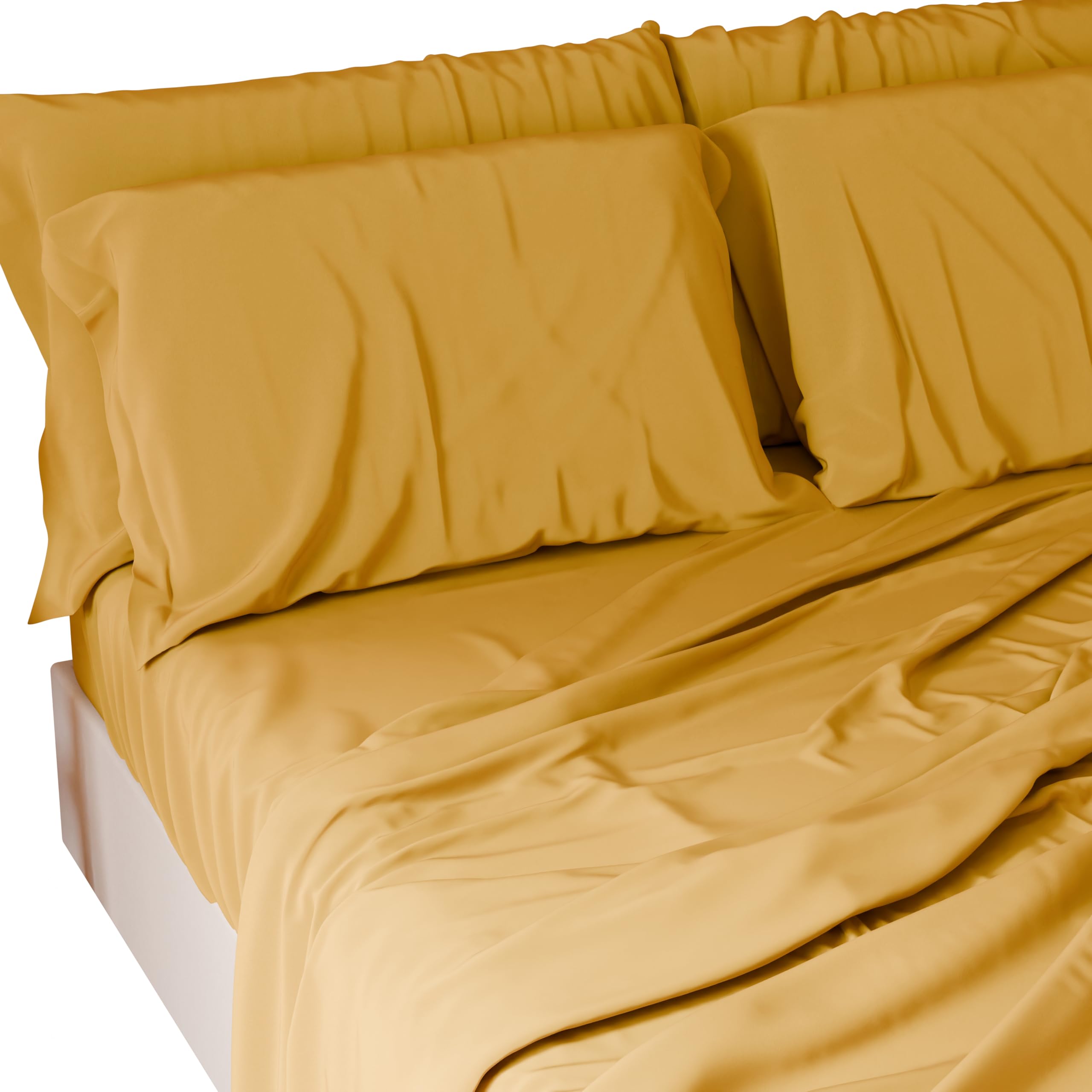 PETTI Artigiani Italiani Cotton Bed Sheet and Pillowcase Set, Queen-size, White, 4pcs, Bedding Set — image 1