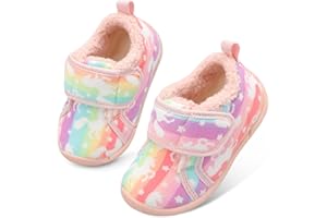 Centipede Demon Toddler Slippers for Girls Boys Fuzzy Kids House Shoes Warm Home Indoor Shoes Cozy Winter Slipper Sneakers Fleece Rubber Sole Outdoor Walking Shoes