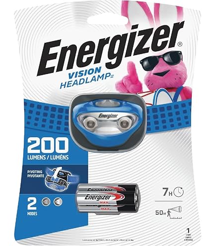 Lampe Frontale Energizer Vision HD+ 350 Lumens - Neuve, Noir Et Vert