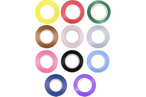 Sacolin 11 Rolls Plastic Balloon Ribbon, 10.9Yds Decorative Gift Wrapping Ribbon for Crafts