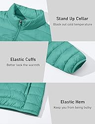 MAGCOMSEN Puffer Jacket Men Packable Down Jacket