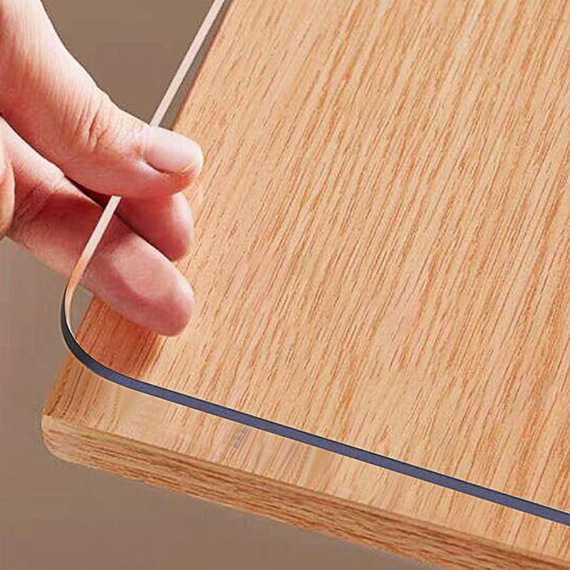 OstepDecor Clear Table Protector 40x60 cm Thick PVC Waterproof Protective Cover