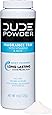DUDE Body Powder, Fragrance Free 4 Ounce Bottle Natural Deodorizers With Chamomile & Aloe, Talc Free Formula, Corn-Starch Based Daily Post-Shower Deodorizing Powder for Men