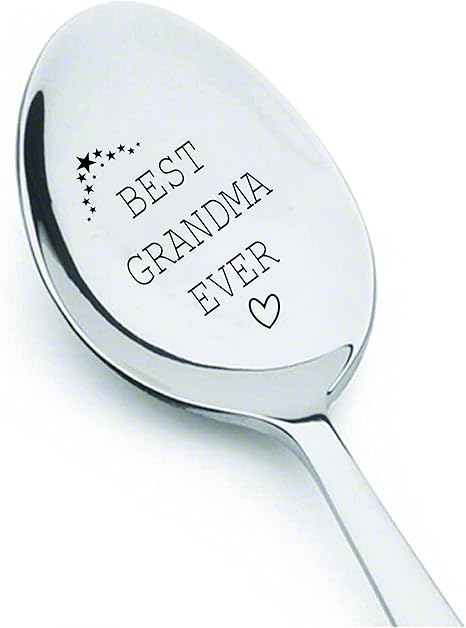 Loffel Mit Gravur Best Granny Ever Geschenk Fur Oma Grossmutter Amazon De Kuche Haushalt