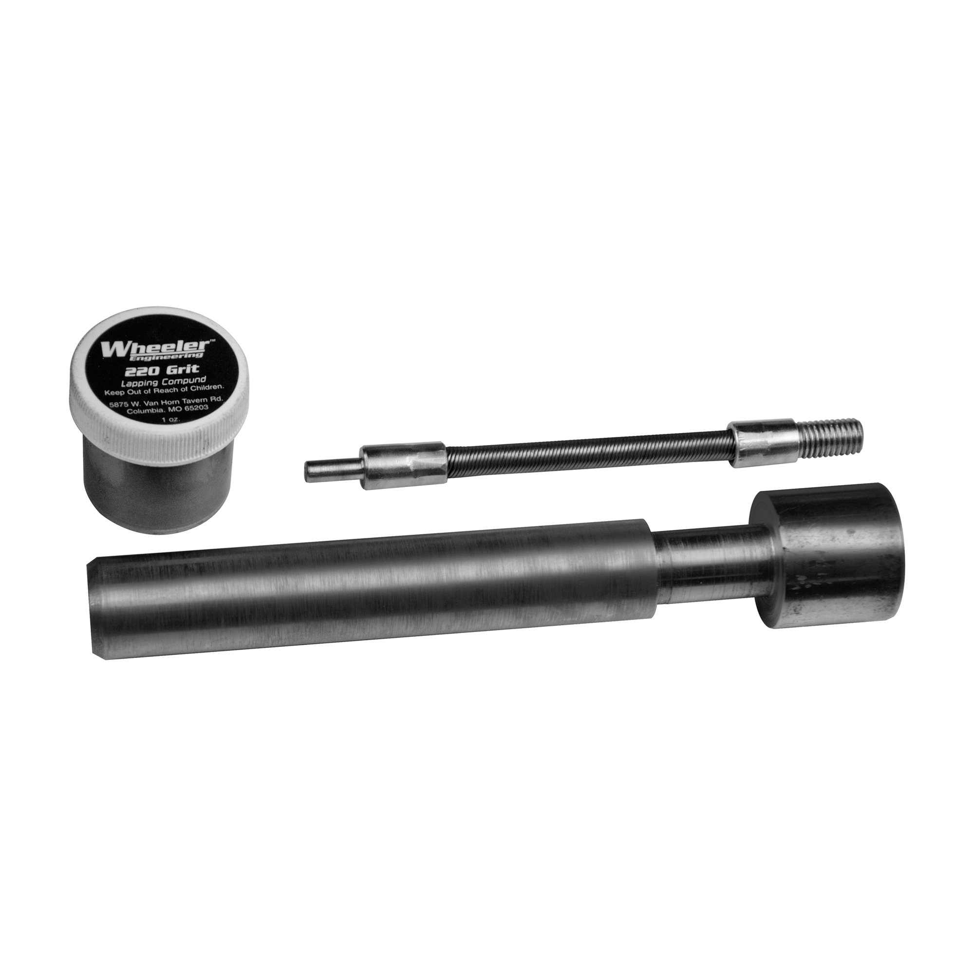 Photo 1 of Wheeler Engineering Receiver Lapping Tool with Steel Lapping Bar and 220 Grit for Gunsmithing, Barrel Installation, and Accuracy