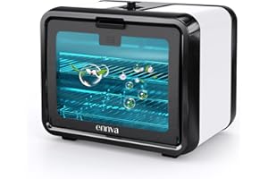 ENNVA UV Sanitizer Box Large - UV Light Sanitizer Box - Nail Tool Cleaning Machine - Ultraviolet Disinfection Cabinet for Phone, Toys, Nail Salon Tool - White