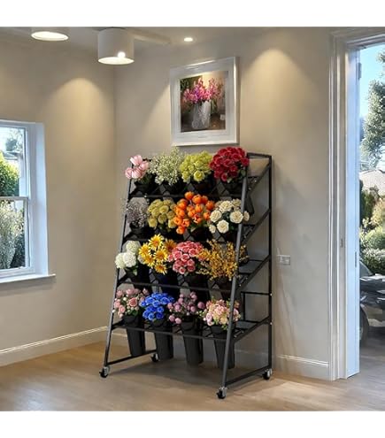 Amazon.com: Zhongma 4 Tier Metal Flower Display Stand Frame(This