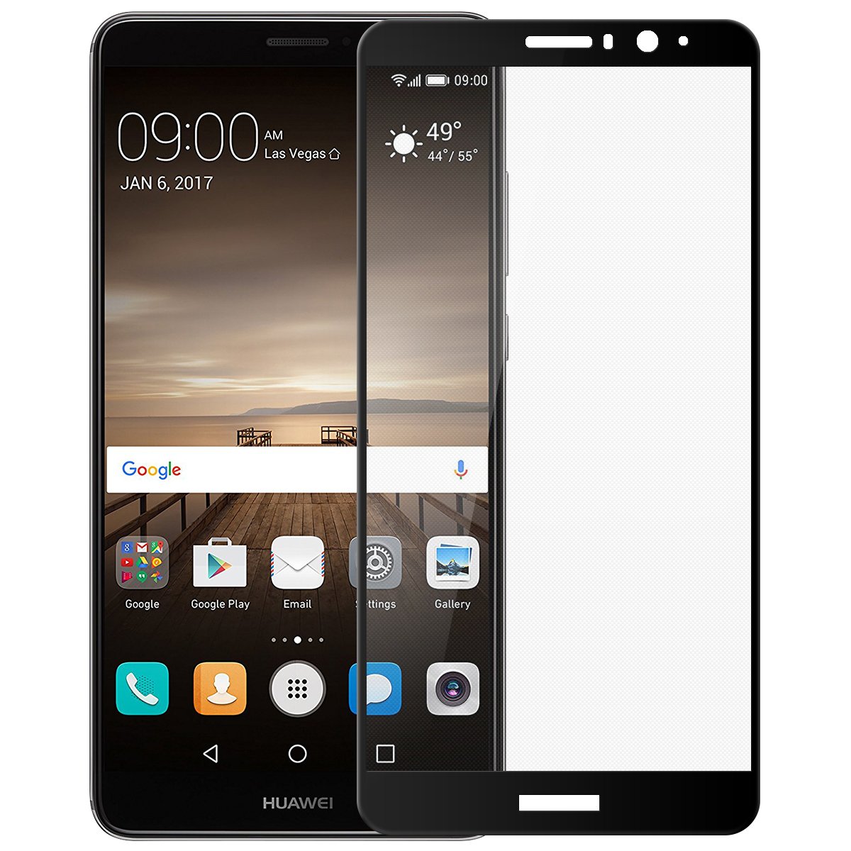 unidades Huawei Mate Protector de pantalla wellead Full Screen tanque Curved Cristal