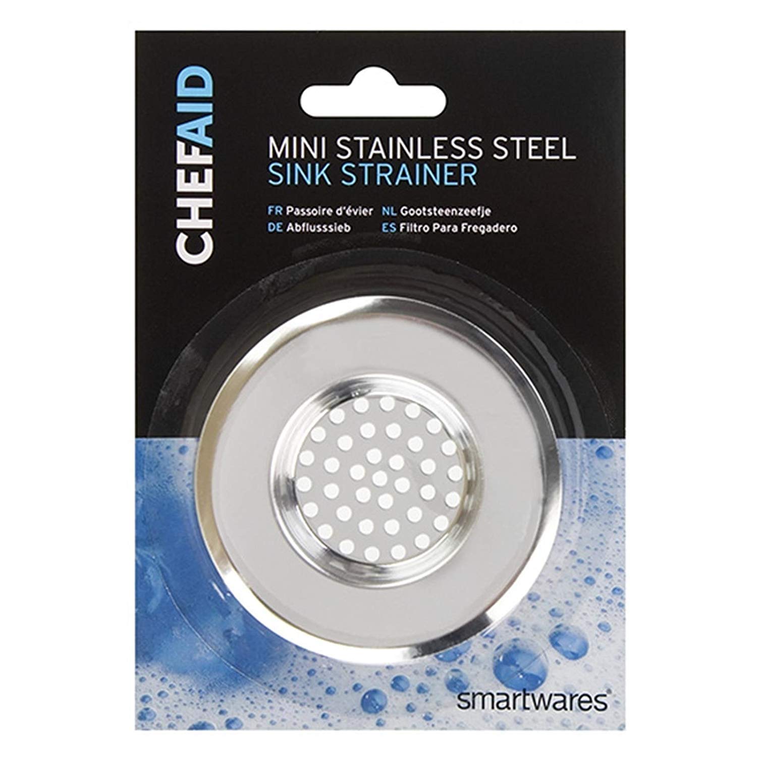 Chef Aid Mini Sink Strainer, Measures 7.5cm x 7.5cm