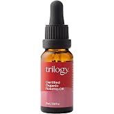 Trilogy Certified Organic Rosehip Oil, Intensive Nourishment, 0.68 Fl Oz | Cold-pressed USDA Organic face oil improves appearance of scars, stretch marks, fine lines &amp; wrinkles, Omega 3, 6 &amp; 9