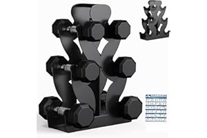 LOVIND 4 Tier Metal Dumbbell Rack Heavy Duty Dumbbell Stand Weight Stand for Dumbbells, Strength Training Dumbbell Racks Dumbbell Storage Rack, Rack Only