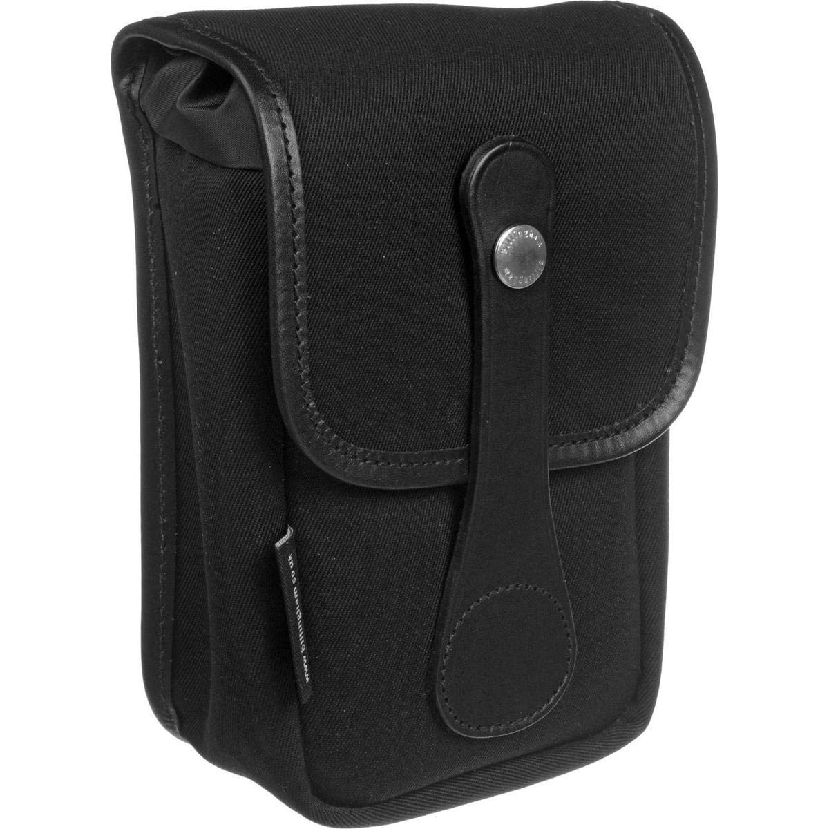 Billingham Avea 5 Black Canvas Pouch with Black Leather Trim