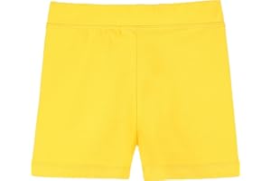Lilax Girls' Basic Solid Soft Dance Short for Gymnastics or Under Skirts