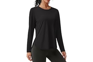 TACVASEN Women's UPF 80+ UV Protection Shirts Long Sleeve Quick Dry Lightweight Sun Shirts Summer Athletic Tops Rash Guard