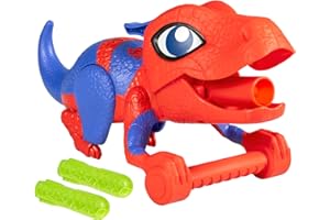 Spidey and his Amazing Friends Marvel Dino-Webs NERF Spidey-Rex Web Launcher, Role Play Toy, Preschool Super Hero Toys for Kids Ages 3 & Up