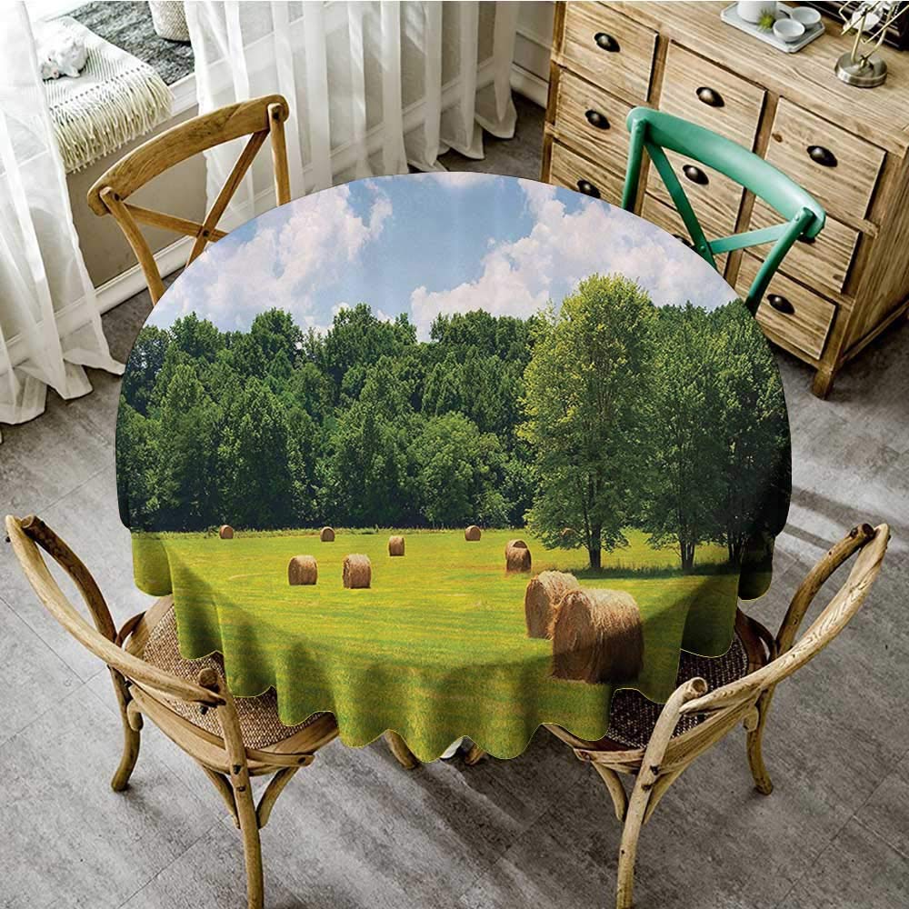 Table Cloths Jbgzzm Round Tablecloth Farmhouse Decor Collection