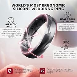 Egnaro Women's Bridal Rings Sets, Inner Arc
