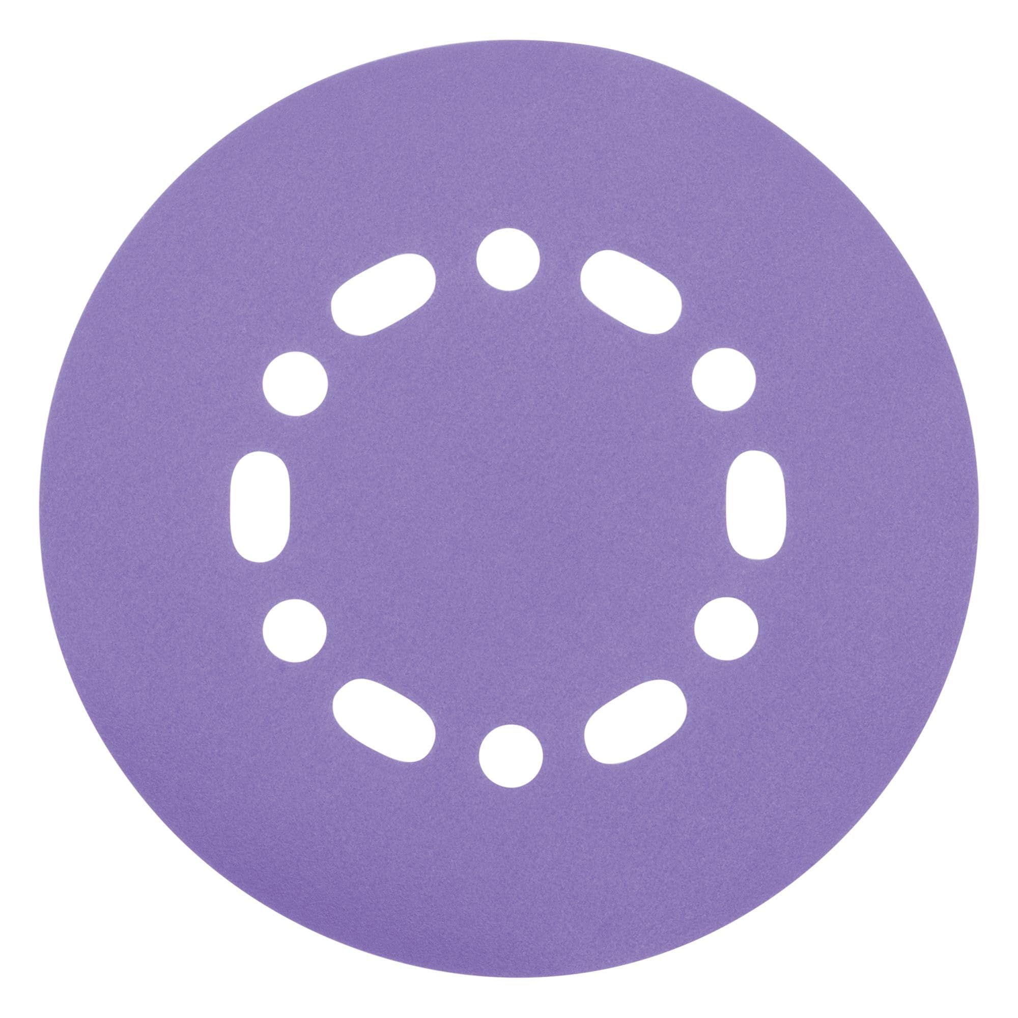 Trend Aluminium Oxide 150mm Random Orbit 120 Grit Abrasive Sanding Disc, AB/150/120A/B, Pack of 50