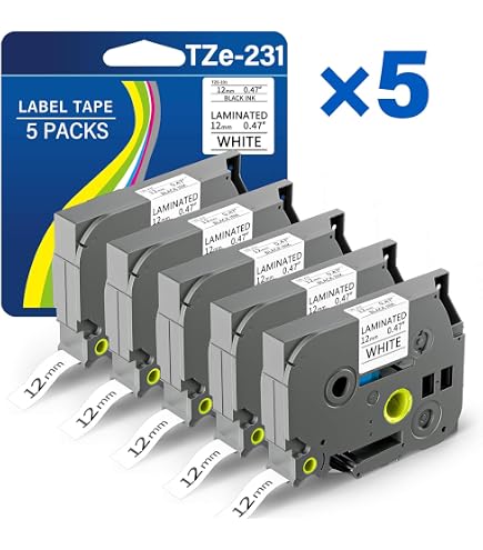 Amazon.com: Brother TZE-2312PK 1/2