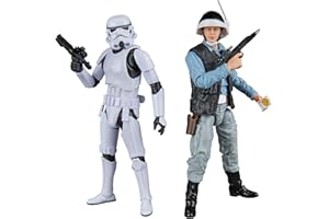 STAR WARS The Black Series Rebel Trooper & Stormtrooper, A New Hope Collectible 6 Inch Action Figure 2-Pack