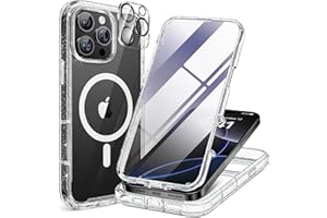 Miracase Magnetic for iPhone 16 Pro Max Case 6.9'' Full-Body Military Drop-Proof Bumper Phone Case for 16 Pro Max Cover, Buil