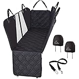 Meadowlark Dog Seat Covers Premium Unique Mesh Design & Entire Car Protection-Doors,Headrests & Backseat. Zippered Side Flap,