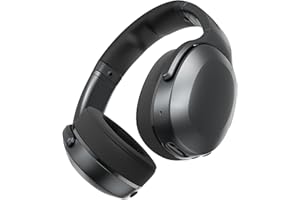 Skullcandy Crusher 540 Active Wireless Bluetooth Headphones with Multi-Sensory Bass, Noise Isolating Over-Ear Fit, Sweat and Water Resistant, 40 Hours Battery, Microphone for iPhone Android - Coal