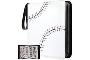 TLAZZ 990 Pockets Baseball Card Binder, Trading Card Collection Binder with 55 Removable Sleeves, Double Sided Pocket Sports Card Binder for MTG TCG Game Card