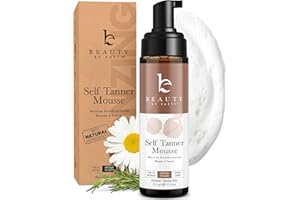 Self Tanner Mousse - Made with Natural & Organic Ingredients, Self Tanning Mousse for Fake Tan, Natural Looking Sunless Tanne