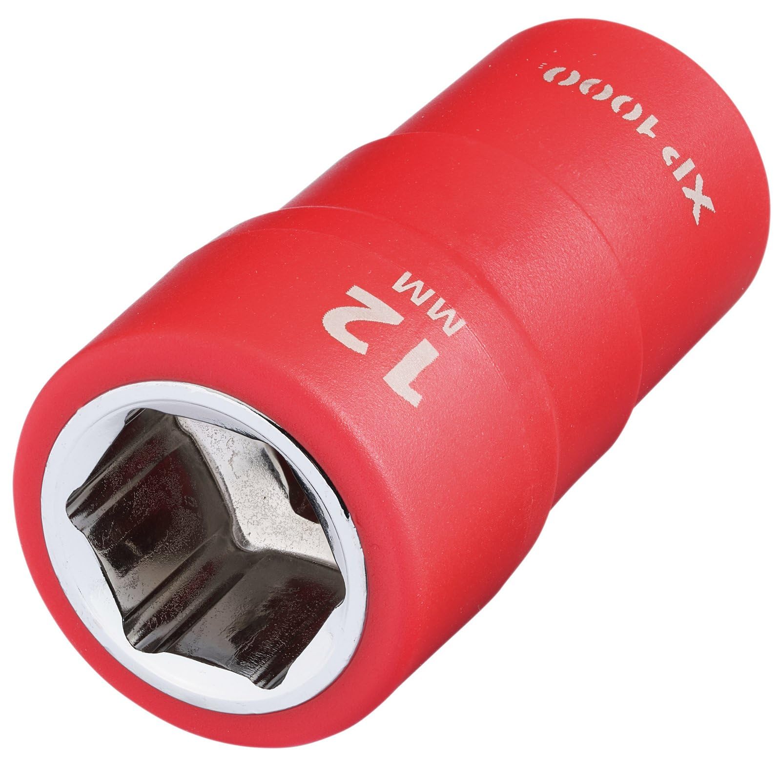Draper XP1000 18801 VDE Socket, 1/4" Sq. Dr., 12mm